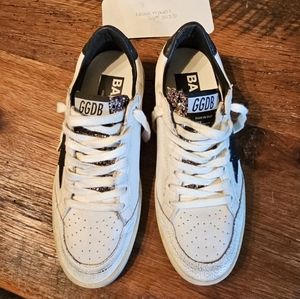 🦄Golden Goose Ballstars glitter tongue. Sz 35 5/6